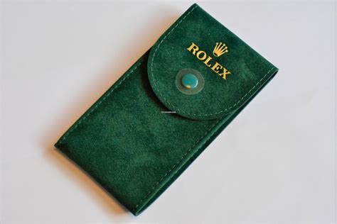 rolex grüne tasche|Rolex Tasche Pouch Green Grün Beutel Service Etui Samttasche .